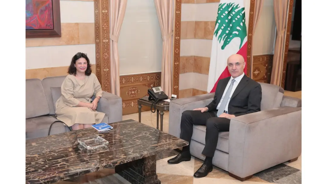 الحجار بحث مع ممثلة «الأمم المتحدة الإنمائي» تعزيز التعاون ودعم المجتمعات.