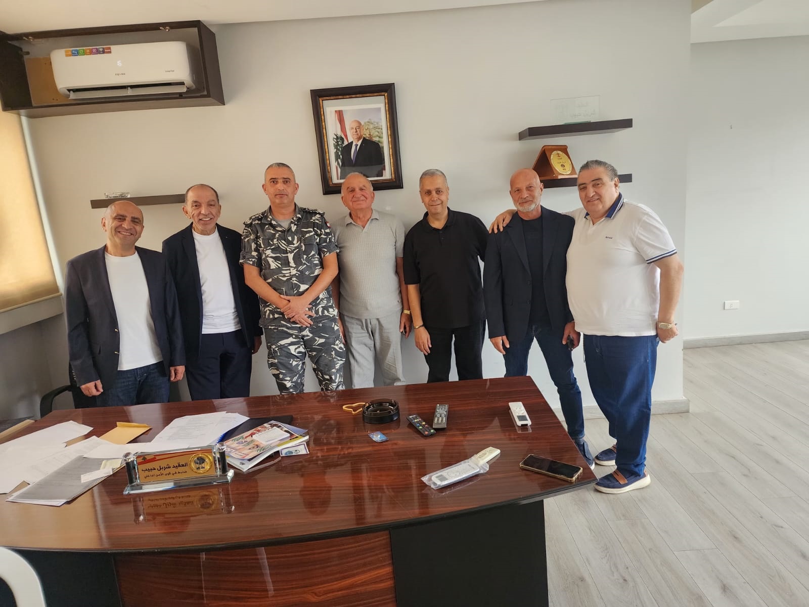 جمعية تجار جونيه تزور العقيد شربل حبيب